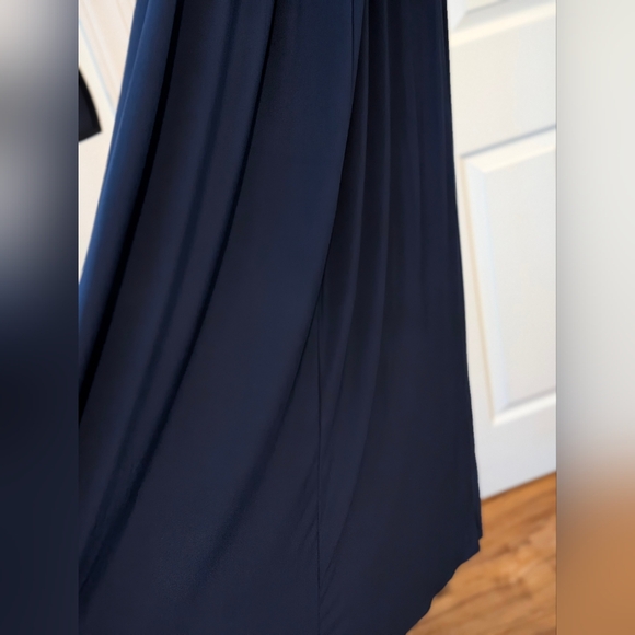 NWT David's Bridal Navy (Marine) Sequin Lace Sheath Dress Size 2/4 $37 - Picture 8 of 8